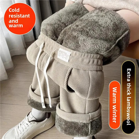 Kuschelige Cordhose Weitbein